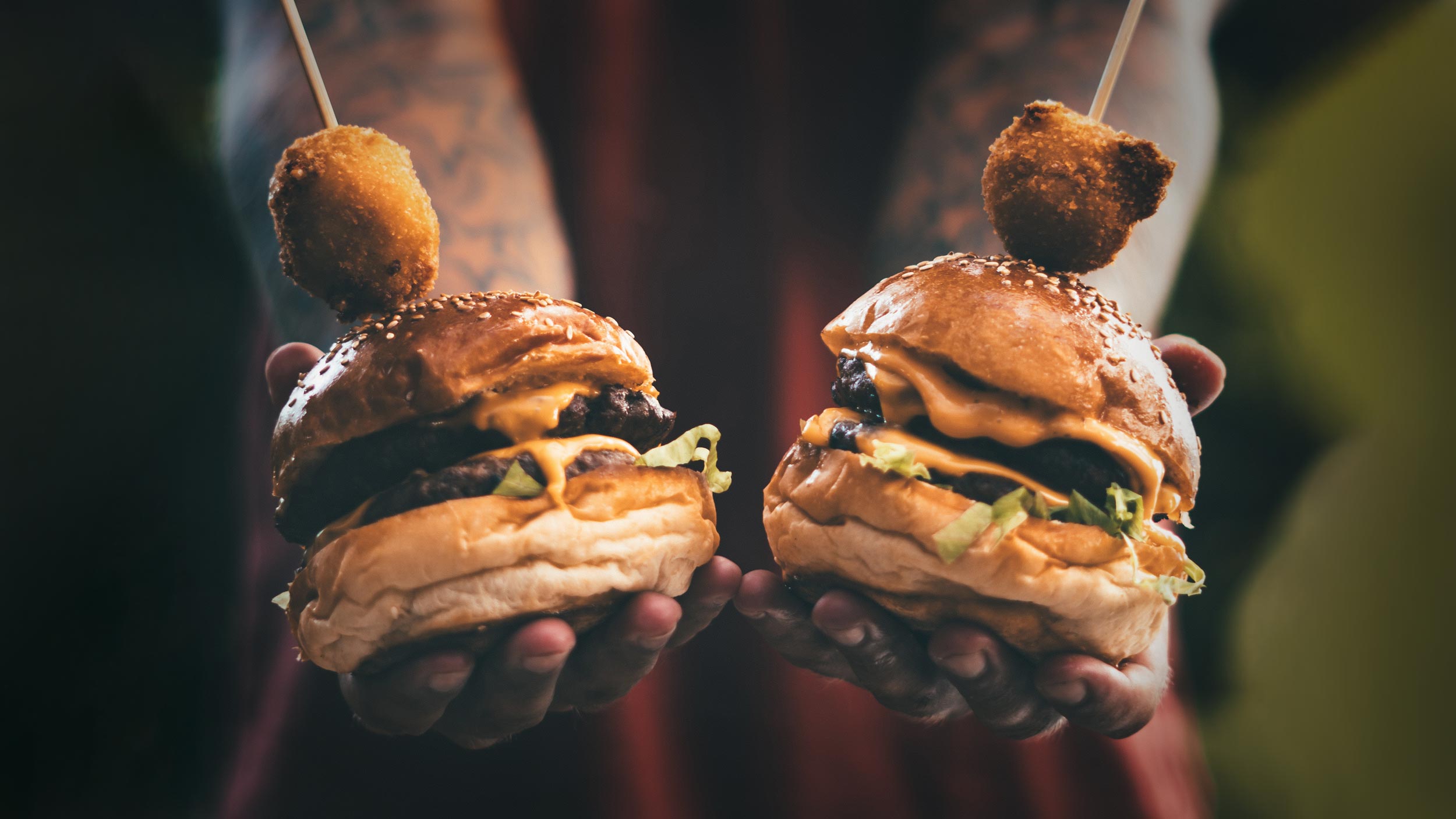 Funk with Food Burgers with relish